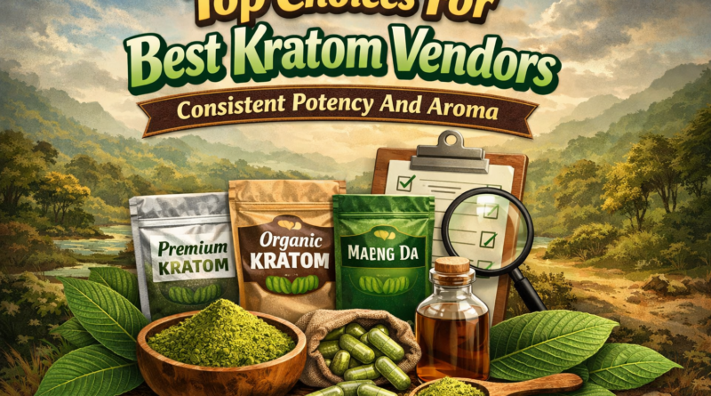 Top Choices For Best Kratom Vendors Consistent Potency And Aroma